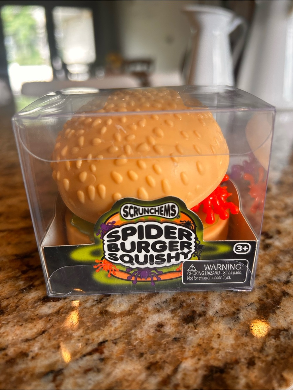 Scrunchems Spider Burger Squishy. New